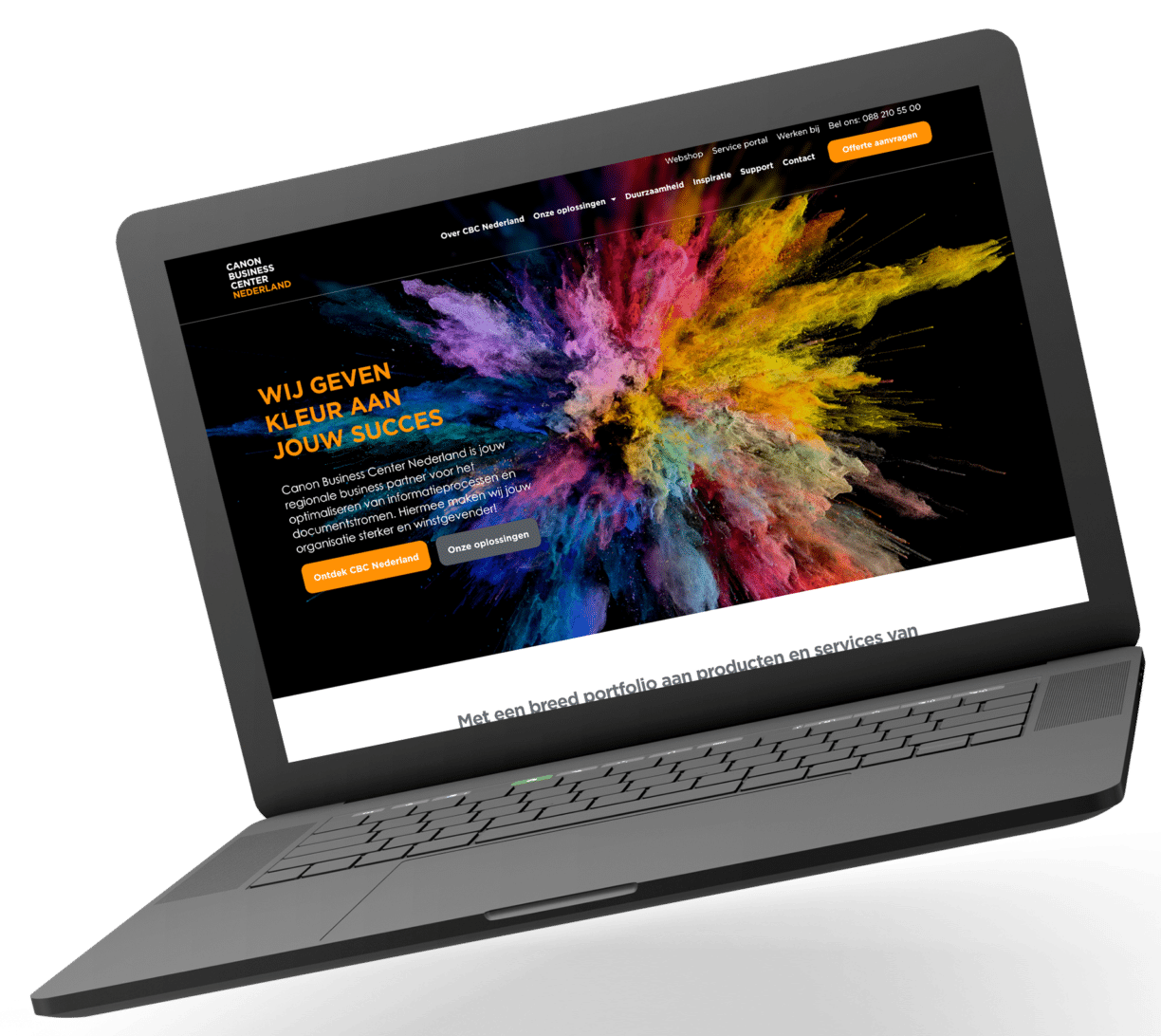 Macbook Pro Mockup Canon Businss Center