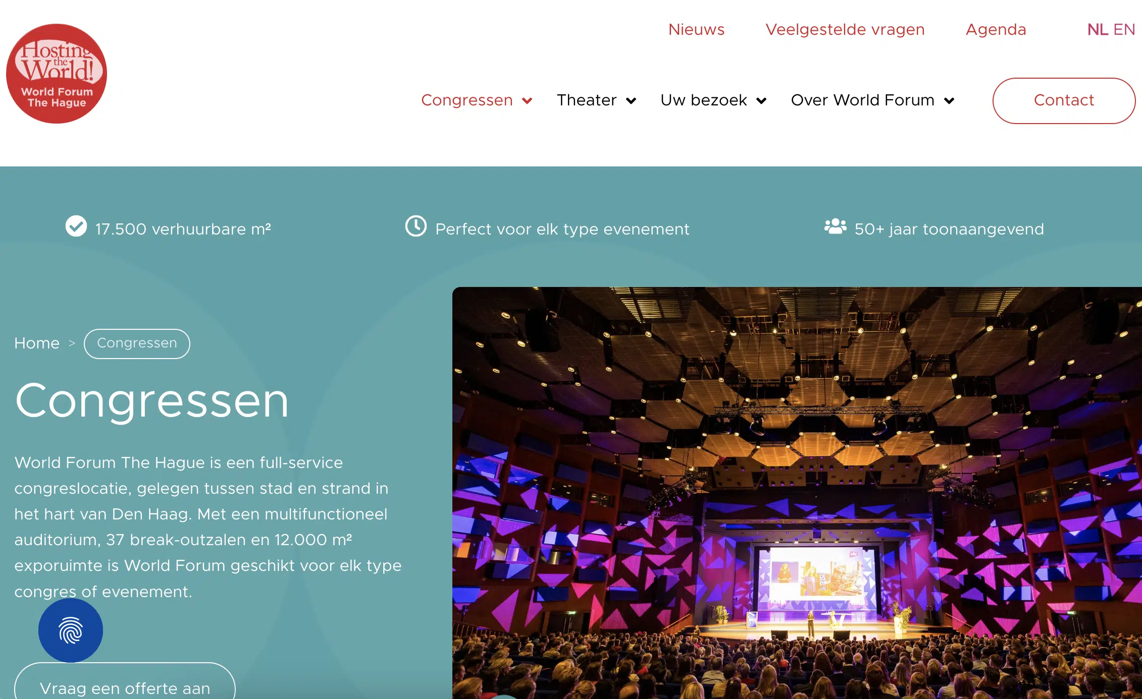 World Forum Home page Congressen
