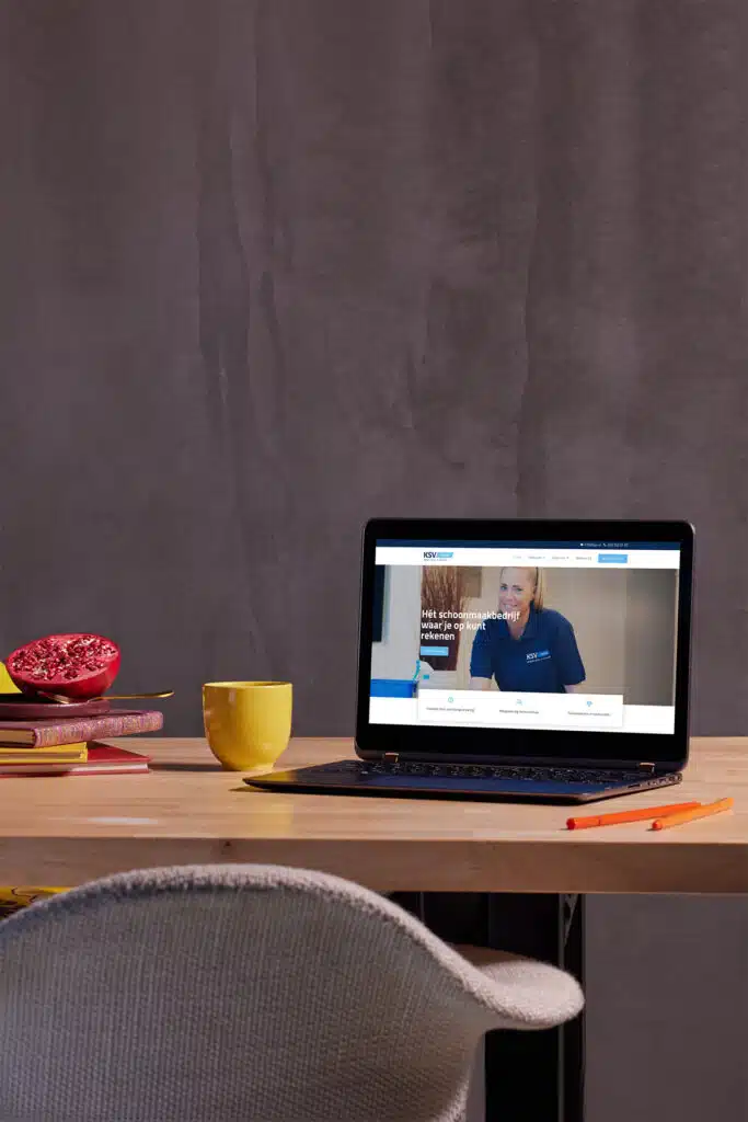 Website Van Ksv Op Een Laptop