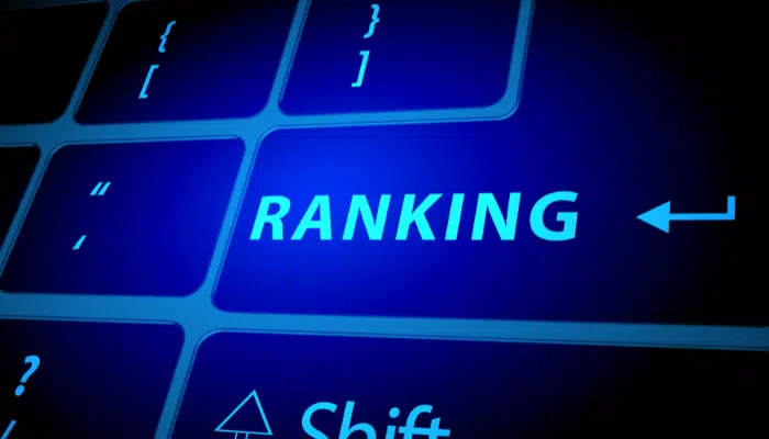 website rankings